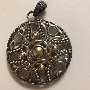 John hardy necklace. 22 k gold and silver